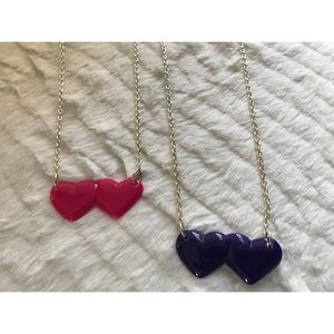 Heart Necklaces 💗💜